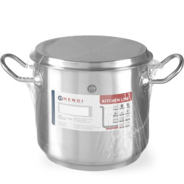 Kitchen Line aukštas puodas su dangčiu 13,5 l sk. 280 x 220 h – Hendi 837405