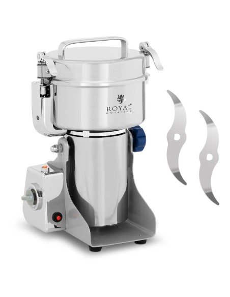 Profesionalus elektrinis malūnėlis prieskoniams žolelėms kavos riešutams 800g 2400W