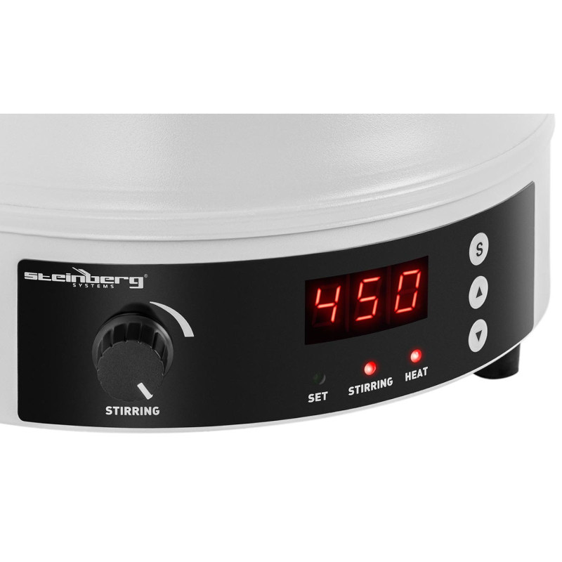 Laboratorinis šildymo apvalkalas su magnetine maišykle + stovas 1600 aps./min 450C