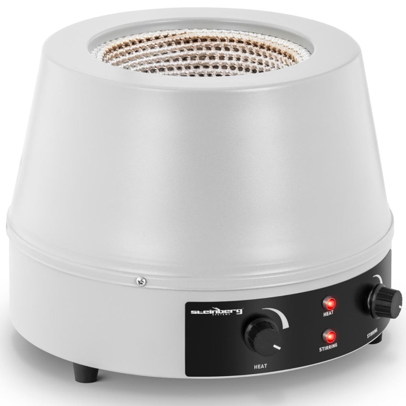 Laboratorinis šildymo apvalkalas su magnetine maišykle 1600 aps./min 450C