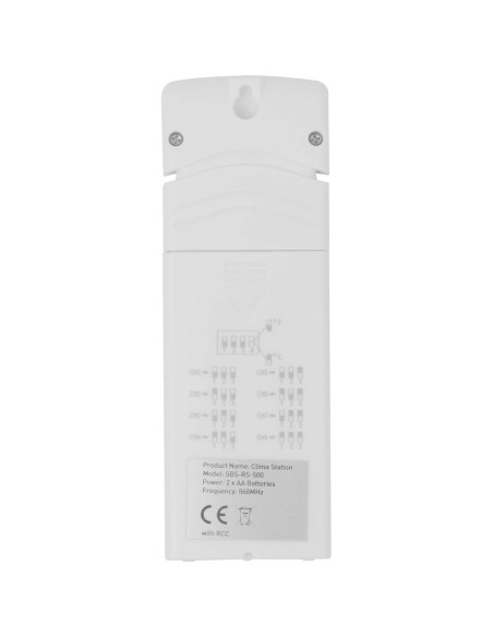 Belaidė oro stotis su 5 microSD USB jutikliais Belaidė oro stotis su 5 microSD USB jutikliais