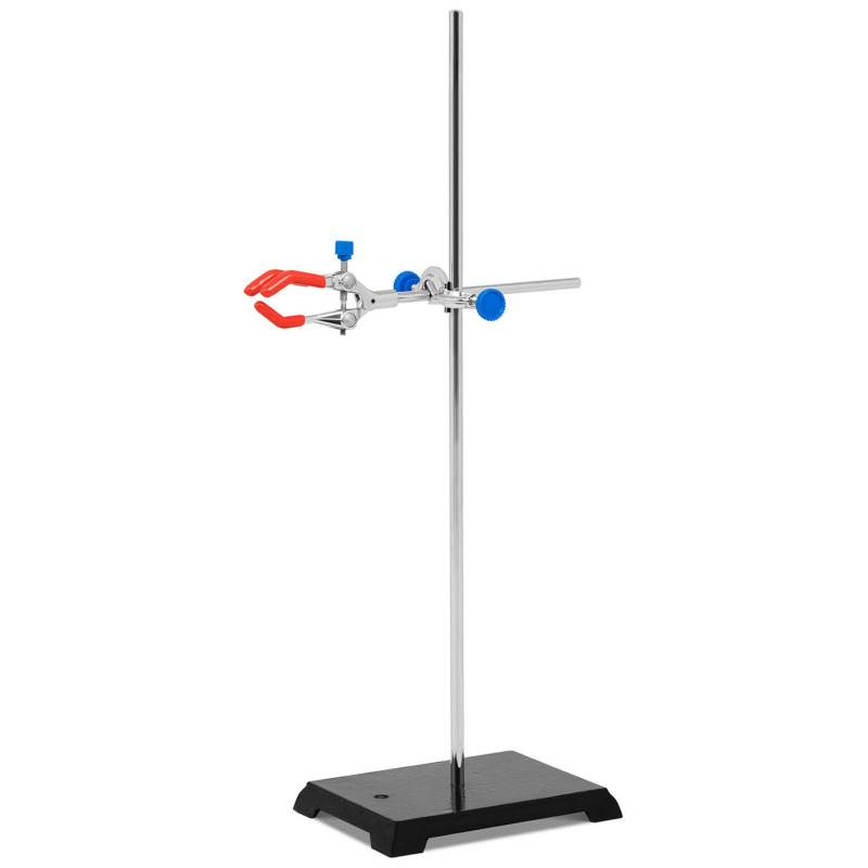 Trikojis laboratorinis stovas su 1 rankena 0-85 mm