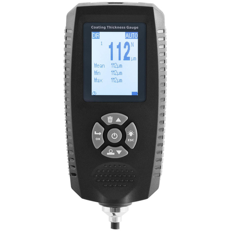 Automobilio dažų storio testeris, diapazonas 0 - 500 µm USB