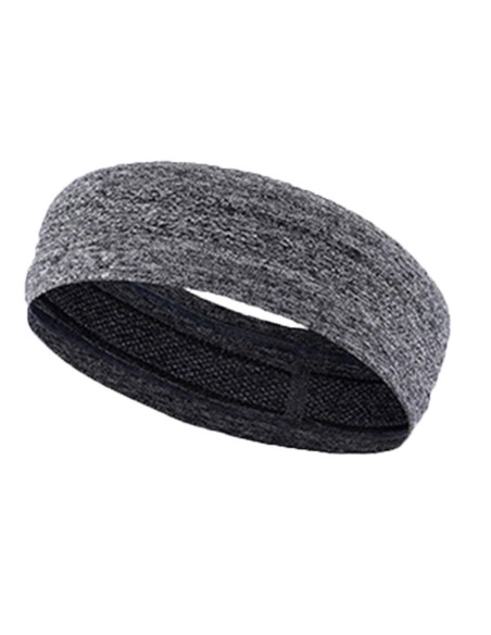 Pilka sportinė galvos juosta bėgimui fitneso pratimams