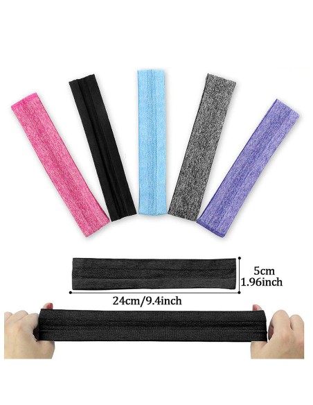 Pilka sportinė galvos juosta bėgimui fitneso pratimams