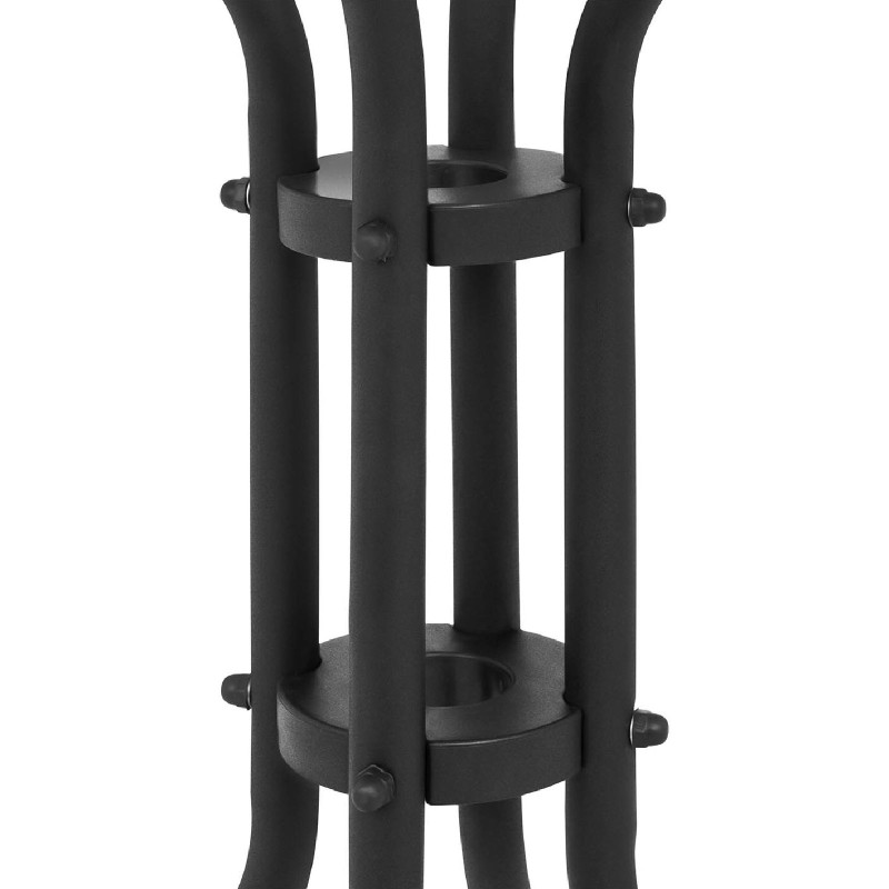 Balkono sodo stiklinis kavos staliukas apvalus skersmuo. 60 cm