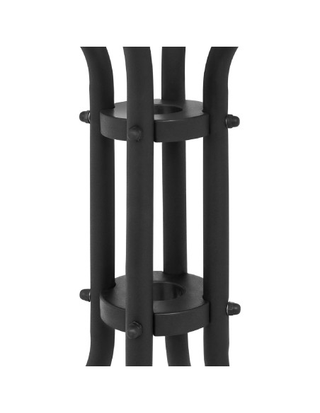 Balkono sodo stiklinis kavos staliukas apvalus skersmuo. 60 cm Balkono sodo stiklinis kavos staliukas apvalus skersmuo. 60 cm