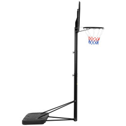 Mobilus krepšinio krepšio komplektas, reguliuojamas ant stovo, aukštis 200-305 cm