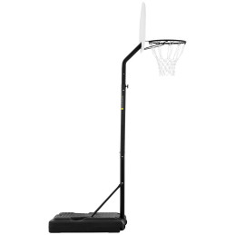 Mobilaus krepšinio krepšio komplektas reguliuojamas ant stovo, aukštis 190-260 cm