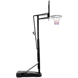 Mobilaus krepšinio krepšio komplektas reguliuojamas ant stovo, aukštis 230-305 cm