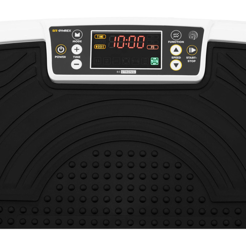 Platforminis vibracinis kilimėlis fitneso pratimams su nuotolinio valdymo pulteliu ir 7 funkcijų jungtimis iki 120 kg