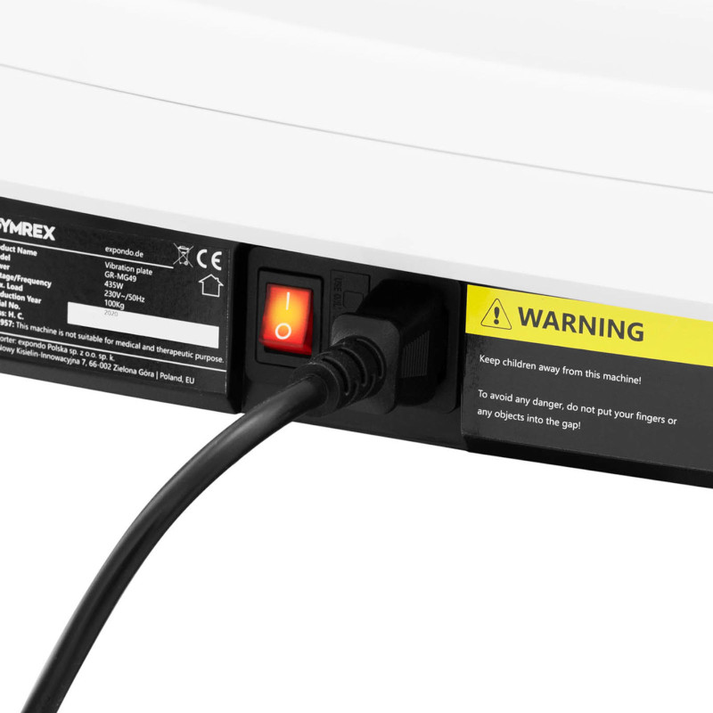 Platforminis vibracinis kilimėlis fitneso pratimams su nuotolinio valdymo pulteliu ir 7 funkcijų jungtimis iki 120 kg