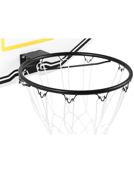 Užpakalinis krepšinio lankas su žiedu tvirtinimui prie sienos 61x91 cm