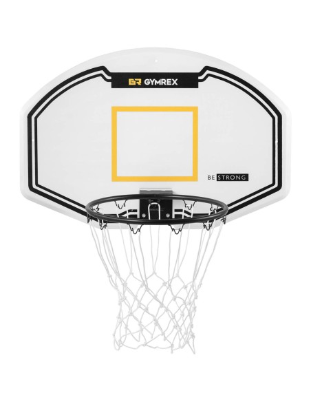 Užpakalinis krepšinio lankas su žiedu tvirtinimui prie sienos 61x91 cm