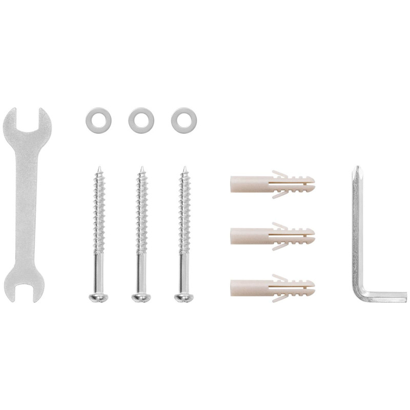 Užpakalinis krepšinio lankas su žiedu tvirtinimui prie sienos 61x91 cm