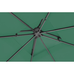 Sodo paviljono pavėsinė su ornamentu sulankstoma 3 x 3 x 2,6 m žalia