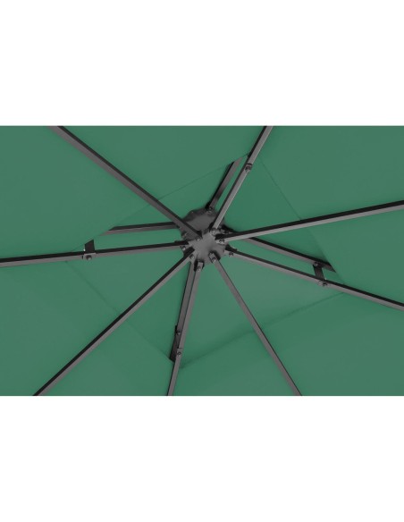 Sodo paviljono pavėsinė su ornamentu sulankstoma 3 x 3 x 2,6 m žalia Sodo paviljono pavėsinė su ornamentu sulankstoma 3 x 3 x 2,6 m žalia