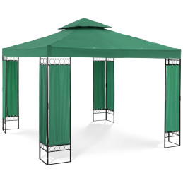 Sodo paviljono pavėsinė sulankstoma palapinė 3 x 3 x 2,6 m žalia