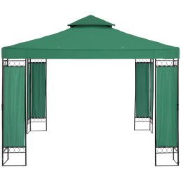 Sodo paviljono pavėsinė sulankstoma palapinė 3 x 3 x 2,6 m žalia