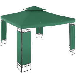 Sodo paviljono pavėsinė sulankstoma palapinė 3 x 3 x 2,6 m žalia