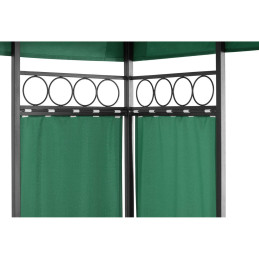 Sodo paviljono pavėsinė sulankstoma palapinė 3 x 3 x 2,6 m žalia