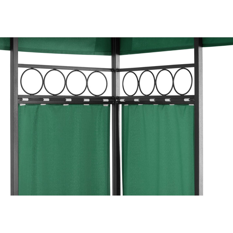 Sodo paviljono pavėsinė sulankstoma palapinė 3 x 3 x 2,6 m žalia