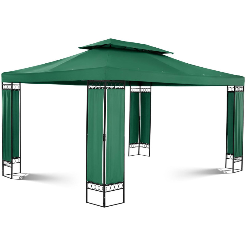 Sodo paviljono pavėsinė sulankstoma palapinė 3 x 4 x 2,6 m žalia