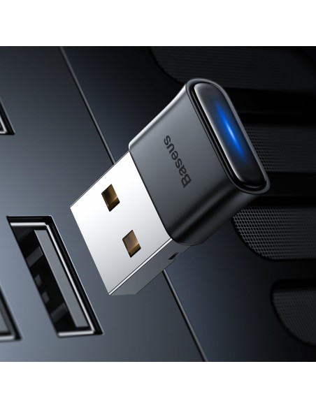 Mini Bluetooth 5.0 adapteris USB imtuvas siųstuvas kompiuteriui juodas