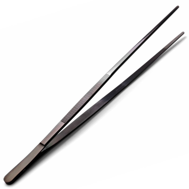 Pincetas universalus virtuvinis pincetas dengtas nerūdijančio plieno, ilgis 300 mm - Hendi 680131 Pincetas universalus virtuvinis pincetas dengtas nerūdijančio plieno, ilgis 300 mm - Hendi 680131