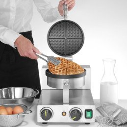 Viena apvali vaflinė belgiškiems vafliams TEFLON sk. 190 mm – Hendi 212172