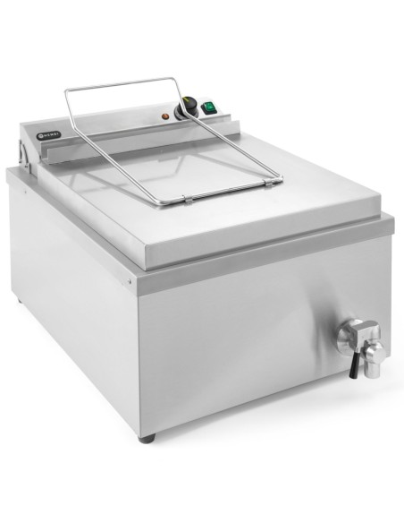 Keptuvė gruzdintuvė žuvies spurgoms kepti su lentyna 12 l 3500 W - Hendi 205914 Keptuvė gruzdintuvė žuvies spurgoms kepti su lentyna 12 l 3500 W - Hendi 205914