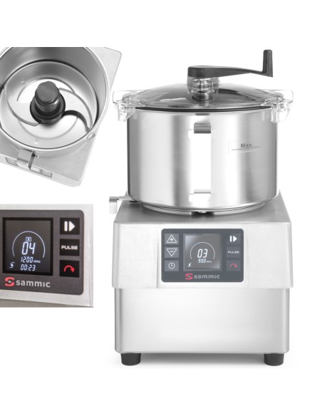 KE-5V emulsiklio pjaustytuvas šlifavimui smulkinimo šlifavimas 5,5 l 3000 aps./min / min 1500W – Sammic 1050834 KE-5V emulsiklio pjaustytuvas šlifavimui smulkinimo šlifavimas 5,5 l 3000 aps./min / min 1500W – Sammic 1050834