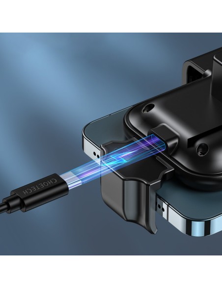 Indukcinis įkroviklis su automobiliniu laikikliu + magnetiniai antgaliai juodi