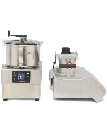 Daugiafunkcinis aparatas, pjaustyklė, emulsiklis, pjaustytuvas su skydeliu CK-35V 5,5 l 230 V 1500 W - Sammic 1050752 Daugiafunkcinis aparatas, pjaustyklė, emulsiklis, pjaustytuvas su skydeliu CK-35V 5,5 l 230 V 1500 W - Sammic 1050752