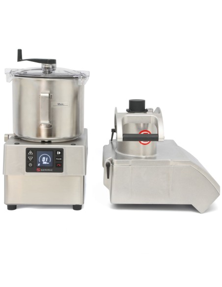 Daugiafunkcinis aparatas, pjaustyklė, emulsiklis, pjaustytuvas su skydeliu CK-38V 8 l 230 V 1500 W - Sammic 1050808 Daugiafunkcinis aparatas, pjaustyklė, emulsiklis, pjaustytuvas su skydeliu CK-38V 8 l 230 V 1500 W - Sammic 1050808