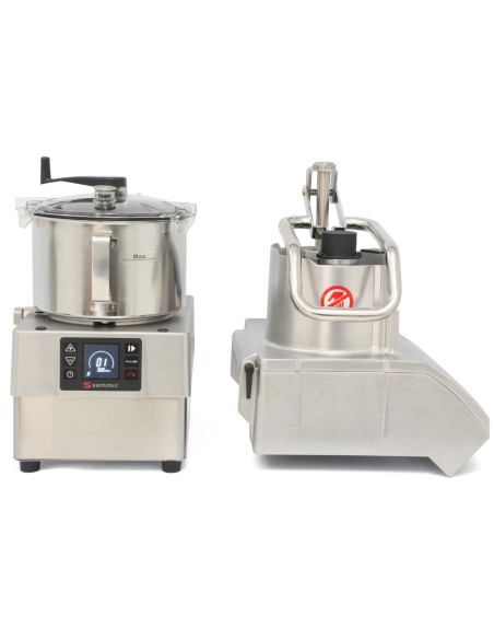 Daugiafunkcis aparatas, pjaustyklė, emulsiklis, didelės apkrovos pjaustytuvas CK-45V 5,5 L 230 V 1500 W - Sammic 1050769 Daugiafunkcis aparatas, pjaustyklė, emulsiklis, didelės apkrovos pjaustytuvas CK-45V 5,5 L 230 V 1500 W - Sammic 1050769