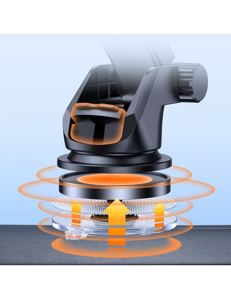 Prietaisų skydelio automobilinis išmaniojo telefono laikiklis juodas Prietaisų skydelio automobilinis išmaniojo telefono laikiklis juodas