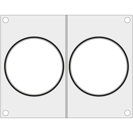 Formos matrica Hendi suvirinimo aparatui dviems sriubos indams sk. 115 mm – Hendi 805633 Formos matrica Hendi suvirinimo aparatui dviems sriubos indams sk. 115 mm – Hendi 805633