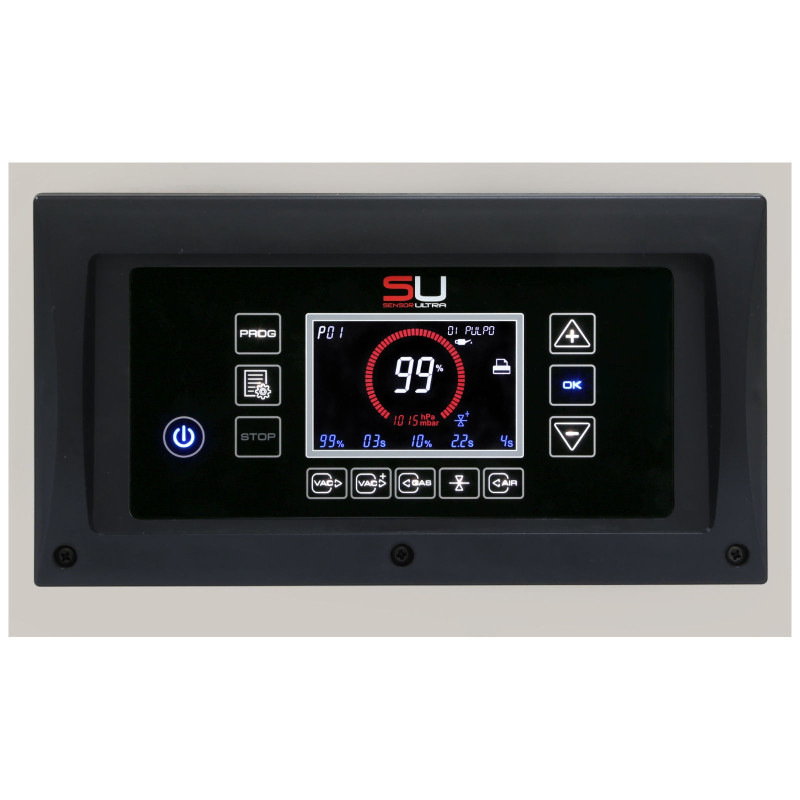 Profesionalus kamerinis vakuuminis sandariklis iš nerūdijančio plieno LCD SU-810CC 2200 W 581+581 mm - Sammic 1140945