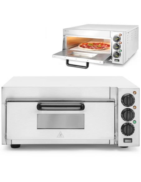 Vienos kameros picos orkaitė 1 didelei picai 2000 W 230 V - Hendi 220290 Vienos kameros picos orkaitė 1 didelei picai 2000 W 230 V - Hendi 220290