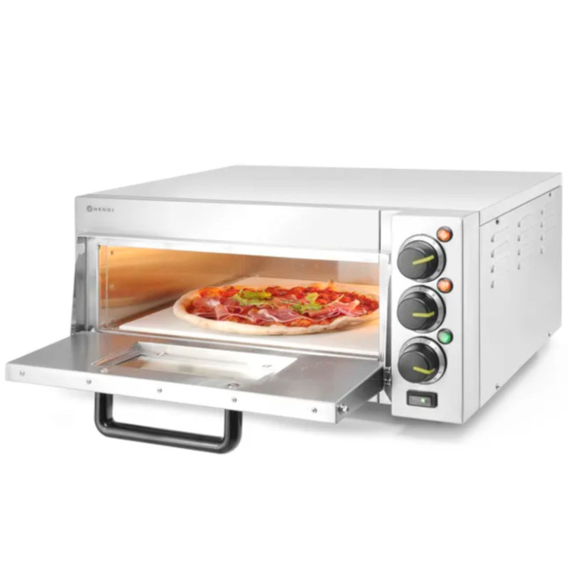 Vienos kameros picos orkaitė 1 didelei picai 2000 W 230 V - Hendi 220290