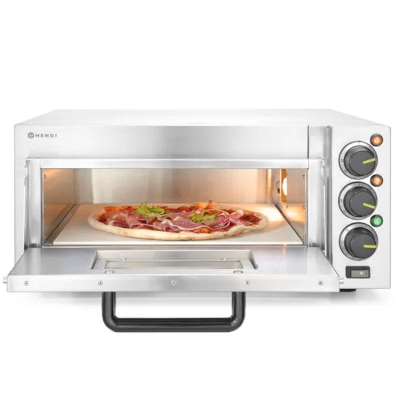 Vienos kameros picos orkaitė 1 didelei picai 2000 W 230 V - Hendi 220290