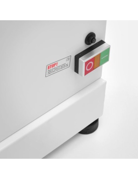 Planetinis spiralinis tešlos maišytuvas su fiksuotu dubeniu 1 greitis 20 L 1500 W 230 V - Hendi 221839