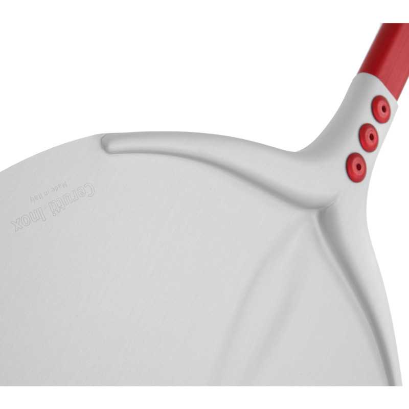 Picos orkaitės kastuvas apvalus aliuminio 330 x 300 mm, ilgis 630 mm - Hendi 617281