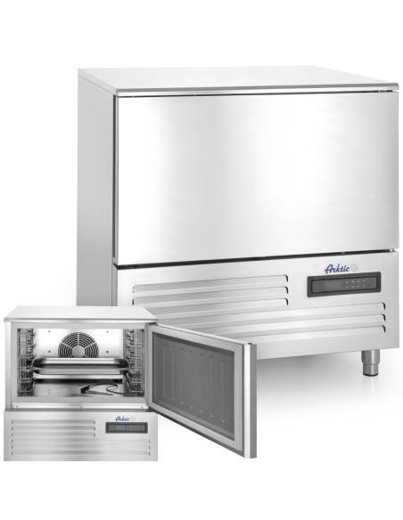 Srovės aušintuvas su nerūdijančio plieno termostatu 5x GN 1/1 arba 5x 600x400 mm - Hendi 236123