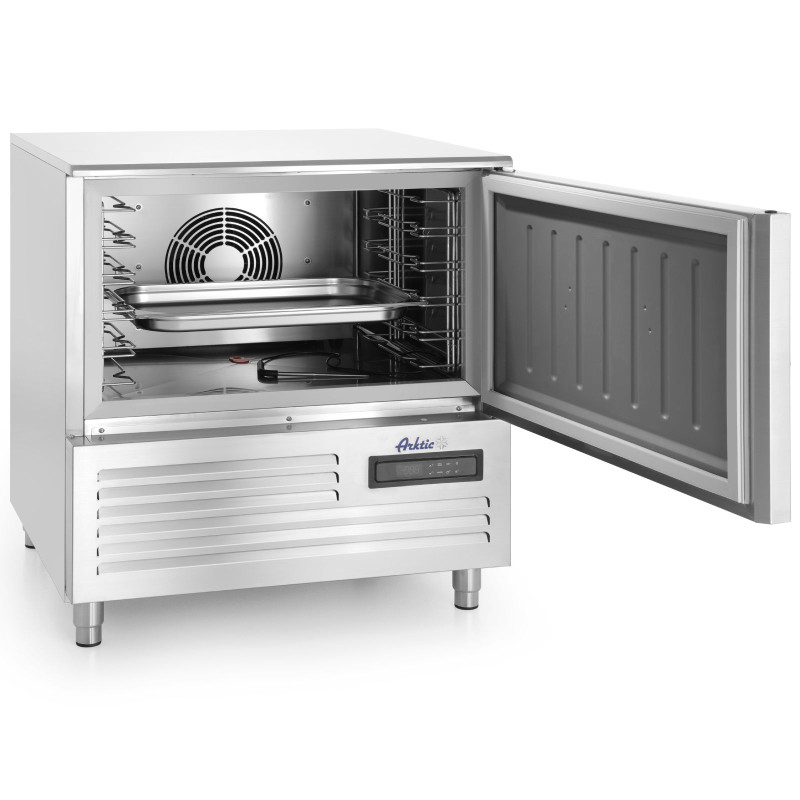 Srovės aušintuvas su nerūdijančio plieno termostatu 5x GN 1/1 arba 5x 600x400 mm - Hendi 236123