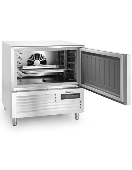 Srovės aušintuvas su nerūdijančio plieno termostatu 5x GN 1/1 arba 5x 600x400 mm - Hendi 236123