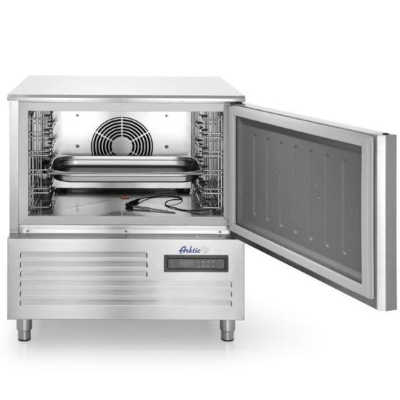 Srovės aušintuvas su nerūdijančio plieno termostatu 5x GN 1/1 arba 5x 600x400 mm - Hendi 236123