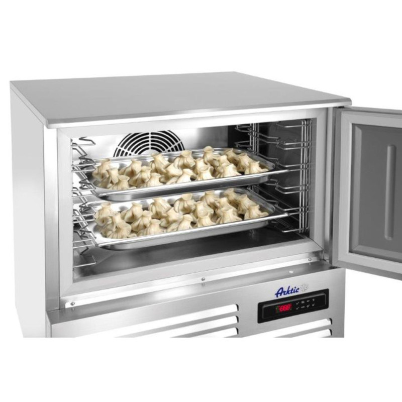 Srovės aušintuvas su nerūdijančio plieno termostatu 5x GN 1/1 arba 5x 600x400 mm - Hendi 236123