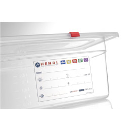 Polipropileno konteineris GN 1/4 h 150 mm - Hendi 880364